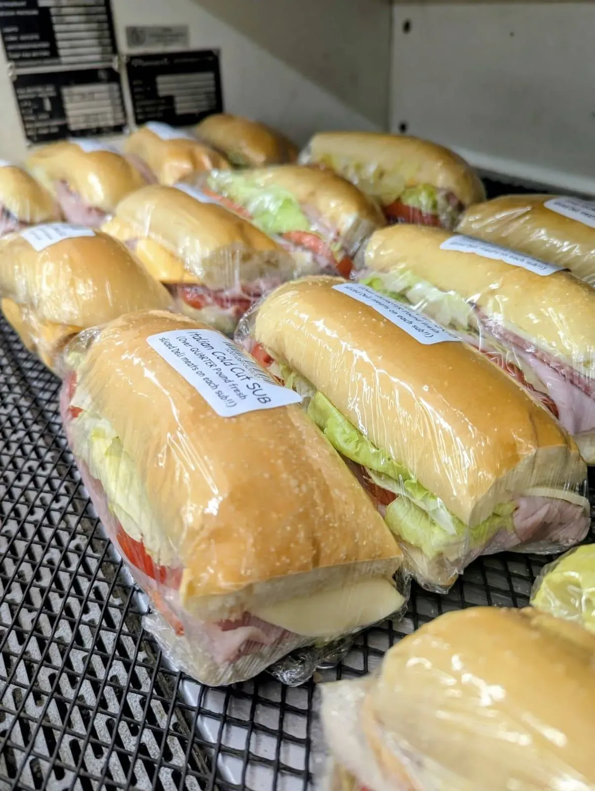 Freshly made subs